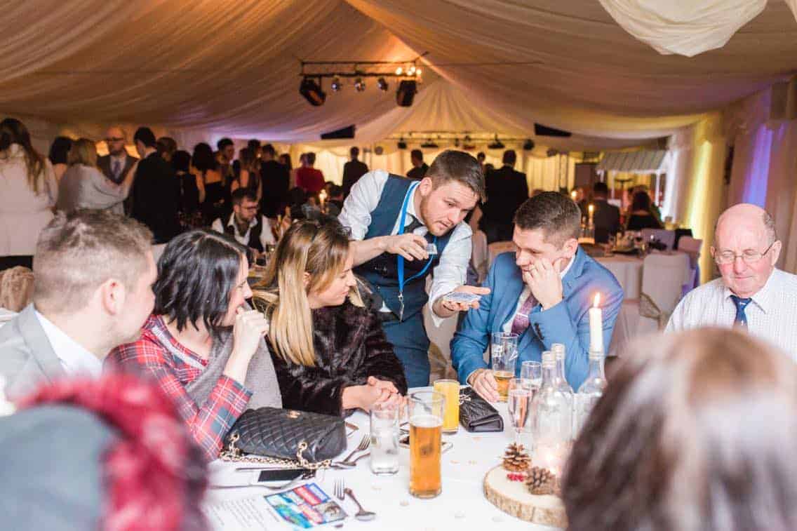 Performing close-up magic for private party in Leeds