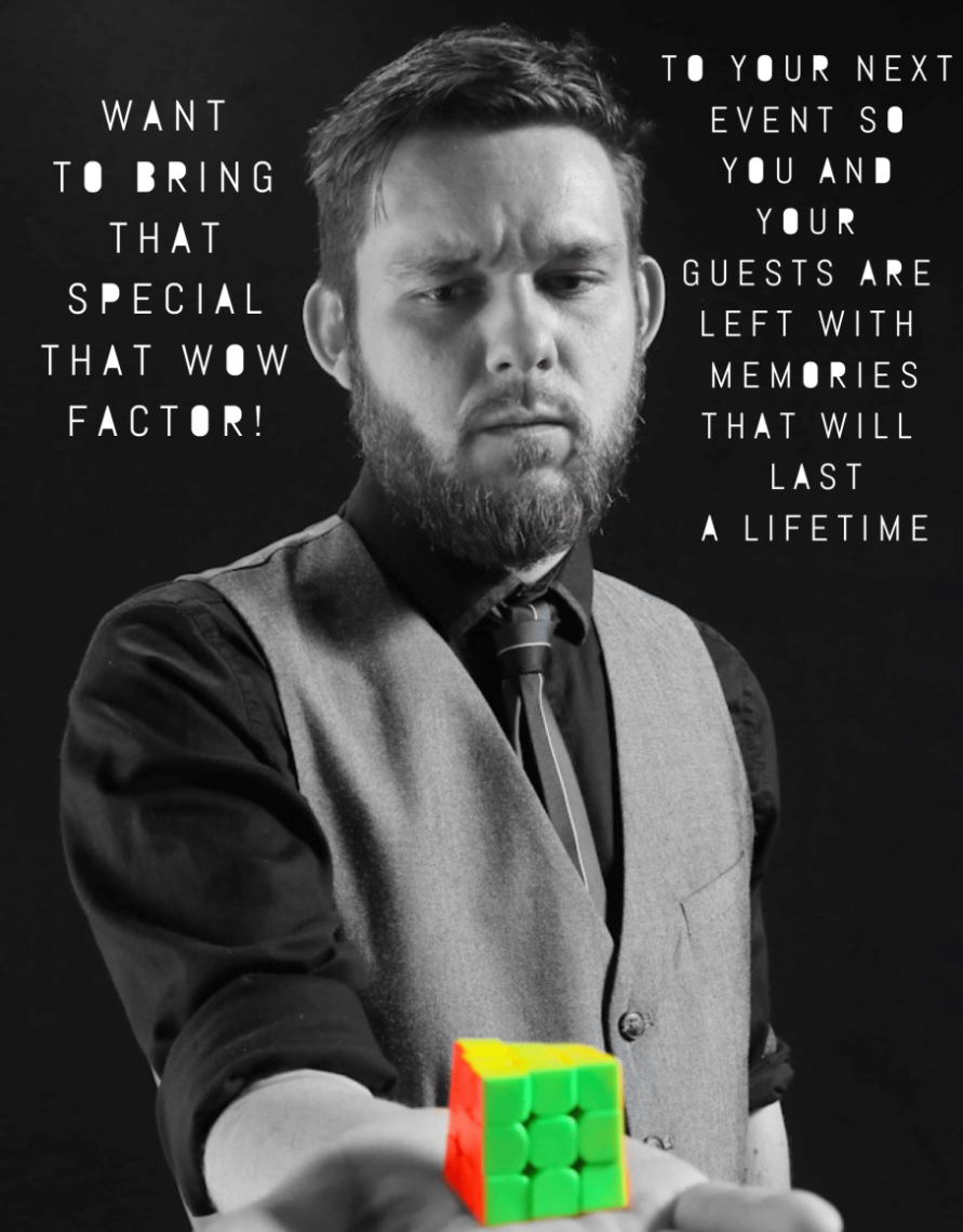 Professional magician Greg Holroyd